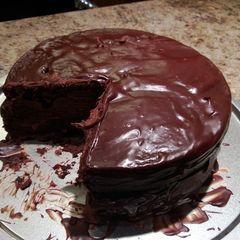 A picture of Black Magic Cake.