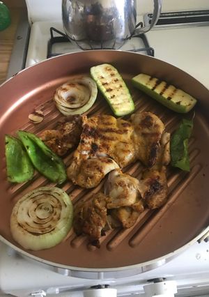Una foto de Pollo asado en estufa