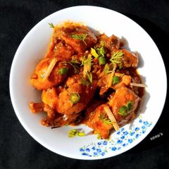 A picture of Chicken Khada Masala.