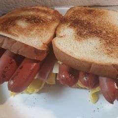 A picture of Heafty Breakfast Sandwich.