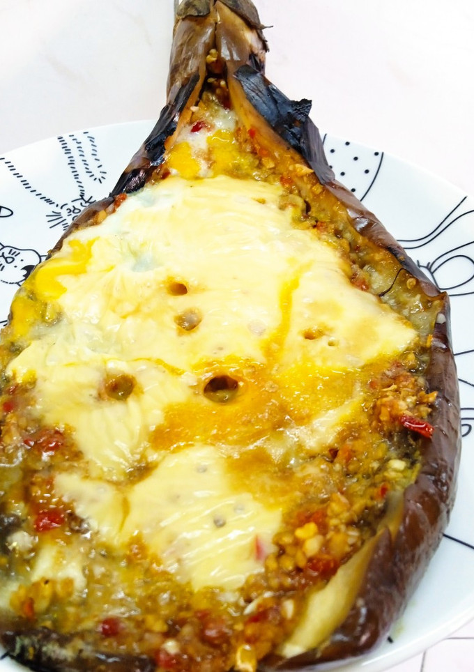 Foto resep Pizza Terong Ungu Pedas