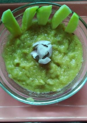 आम और प्याज़ की चटनी(aam aur pyaz ki chutney recipe in hindi) रेसिपी मुख्य फोटो