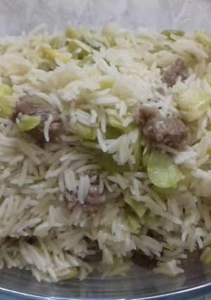 صورة لوصفة فول بالأرز
