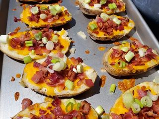 Twice Baked Potato Skins