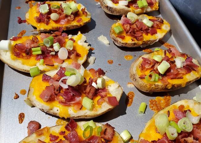 Recipe of Quick Twice Baked Potato Skins