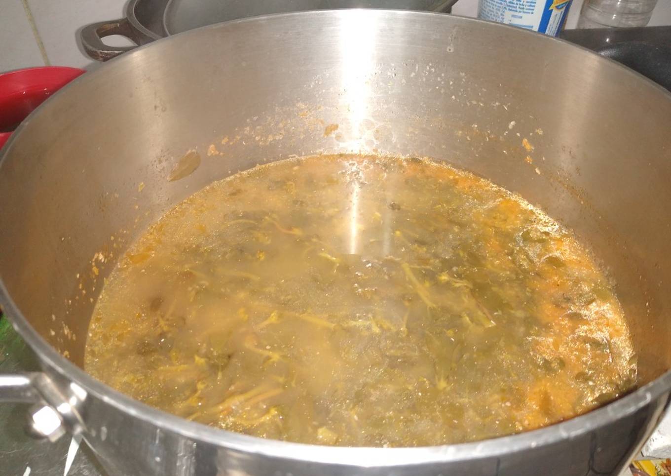 Carne de puerco con Verdolagas en salsa mixta