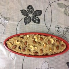 A picture of Bread halwa in my style.
