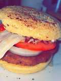 خبز برغر 🍔 بدون طحين ولا غلوتين(كيتو)