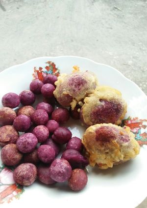 Foto resep Bola bola ubi ungu dan klenyem ubi ungu