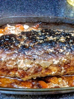 Una foto de Rollo de carne picada relleno
