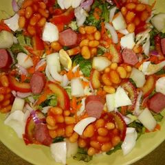 A picture of Salad decration.
