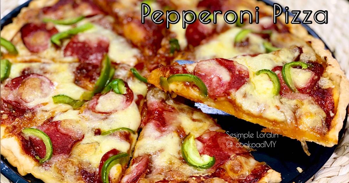 11 Resepi Pepperoni Pizza Yang Sedap Dan Mudah Oleh Komuniti Cookpad Cookpad