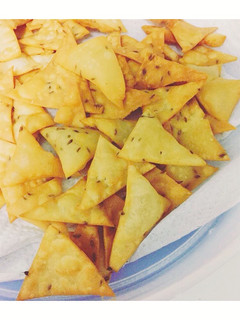 A picture of Nimki’s (Traditional Indian Snack).