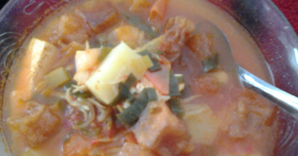Cangkuak ala masakan Minang (Padang Panjang)