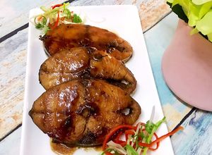 Hình của món Cá Thu Kho Nước Tương.