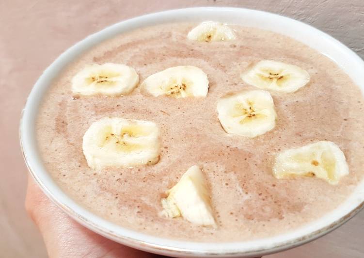 Milo banana smoothies