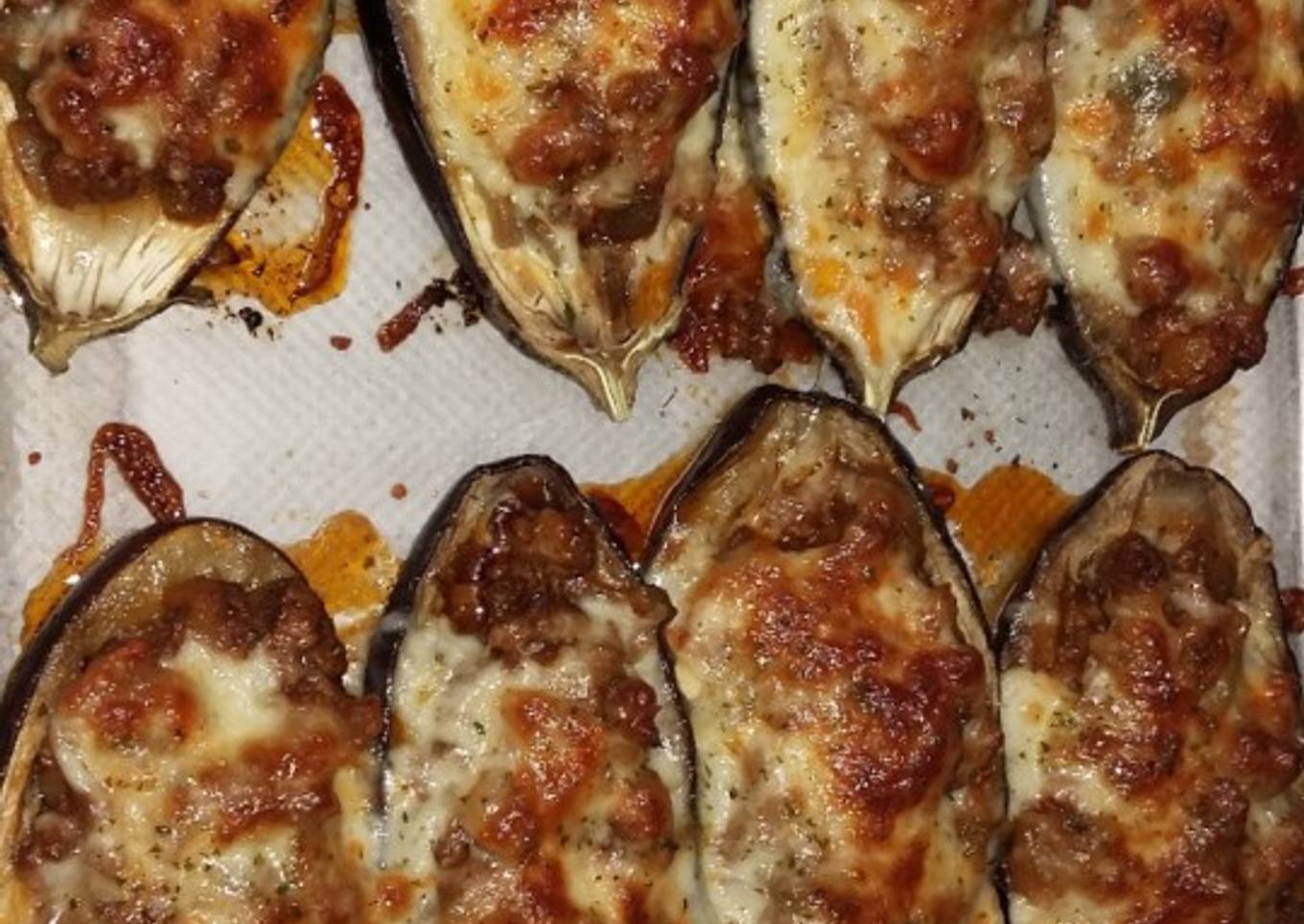 🍆Berenjenas rellenas de carne
