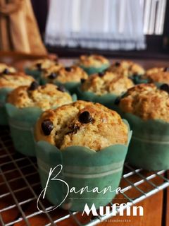 Foto resep Banana muffin monicsimplykitchen