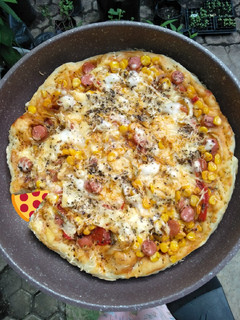 Foto resep Pizza teflon lada hitam