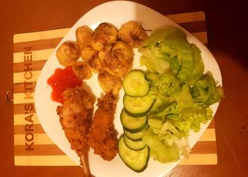 How To Making Recipe Chicken n roast potatoes Practical Delicious