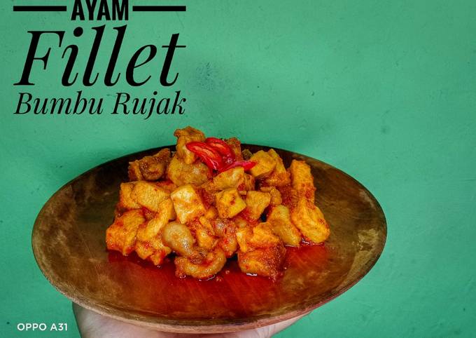 Recipe: Tasty Ayam Fillet Bumbu Rujak