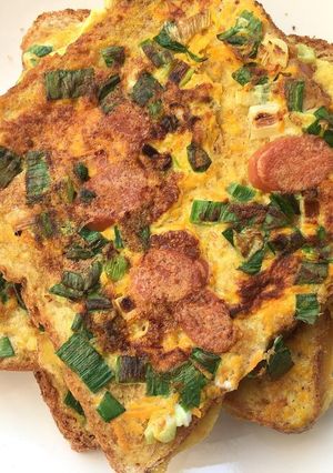 Foto resep Roti bakar telur