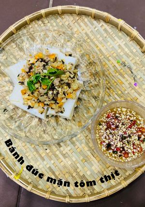Hình của món Bánh đúc mặn tôm thịt.