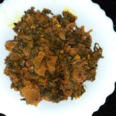 A picture of Mooli ki sabzi.