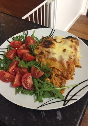 A picture of Lasagne.