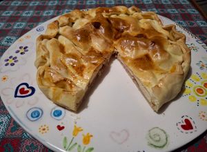 Foto di Torta salata con primosale e speck
