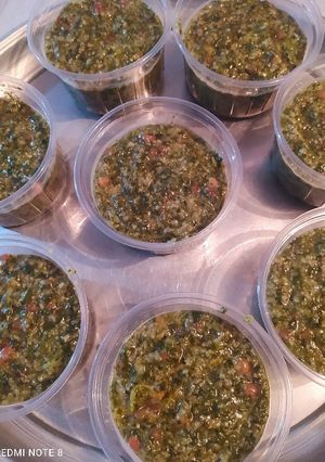 عکسی از دستور آش سبزی شیرازی