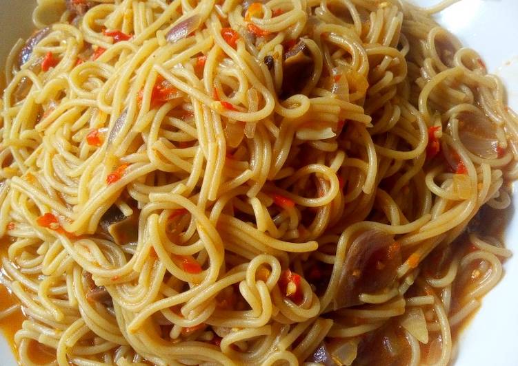 Easiest Way to Prepare Awsome Jollop spaghetti | This is Recipe So Awesome You Must Test Now !!