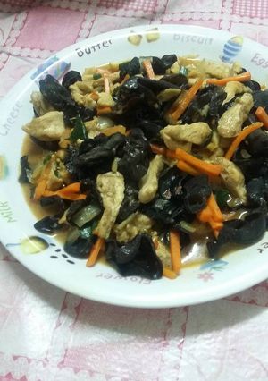 Foto resep #jamur KUPING tumis ayam #