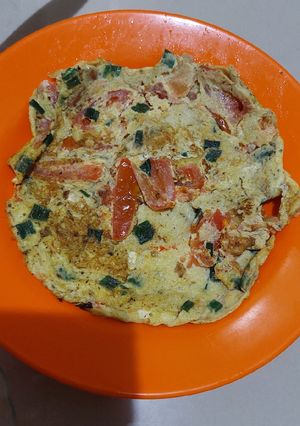 Foto resep Omlet/Omelet/Omelette Telur Tomat Mantul
