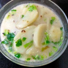 A picture of Aloo Kadhi - Navratri Special.