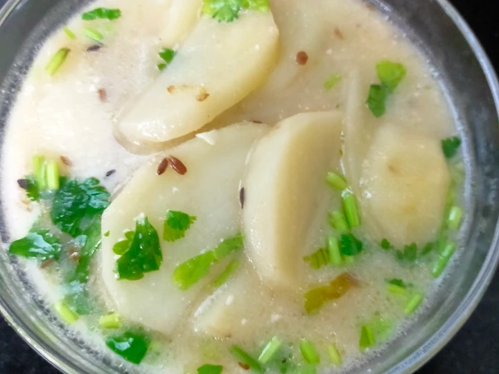 How To Make Aloo Kadhi - Navratri Special which Delicious