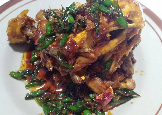 Ayam kecap cabe ijo