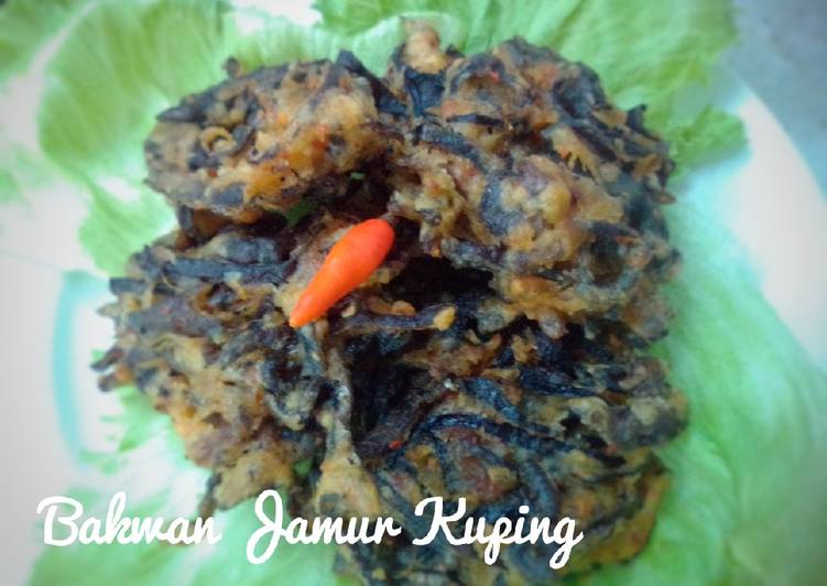 Resep Bakwan Jamur Kuping yang sempurna