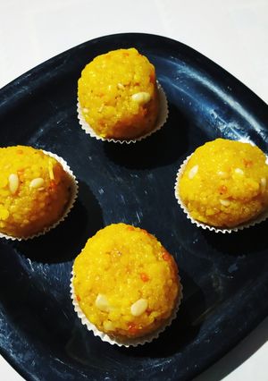 A picture of Motichur Laddu.