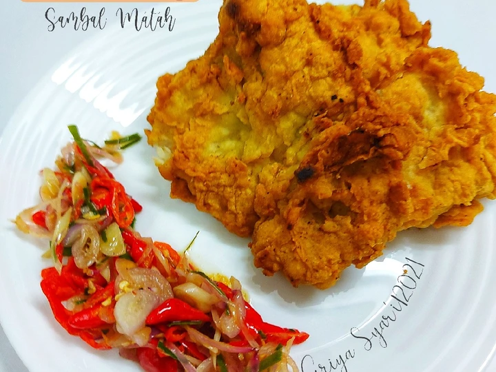 Langkah Mudah untuk Membuat Resep  Dori Fillet Krispi Sambal Matah yang Lezat, Enak Banget