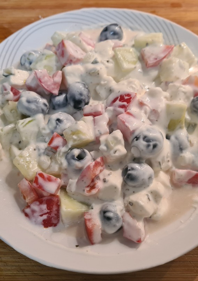 Una foto de 🇬🇷 Ensalada griega 🇬🇷