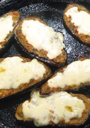 Una foto de Berenjenas al horno