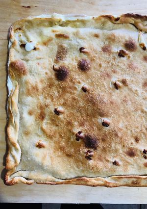 A picture of Crispy Focaccia Sheet with Cheese.