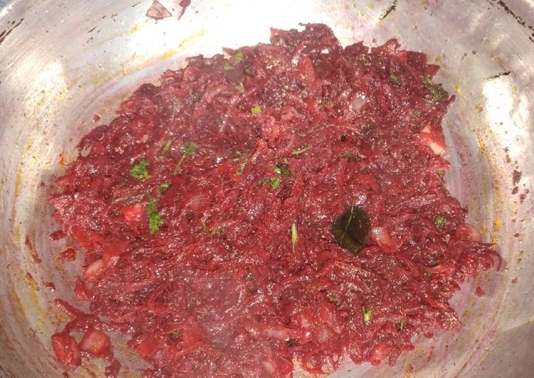 Simple Way to Make Perfect Beet root sabji