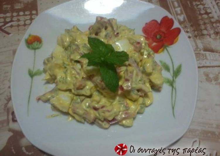 Easiest Way to Prepare Homemade Egg salad with mustard and mayonnaise