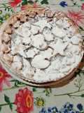 Crostata morbida innevata