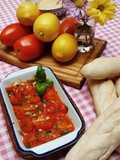 Tomates Cherry con albahaca y ajo