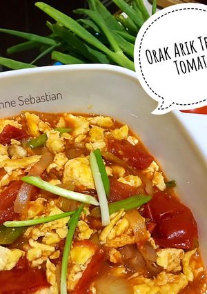 Foto resep Orak Arik Telor Tomat
