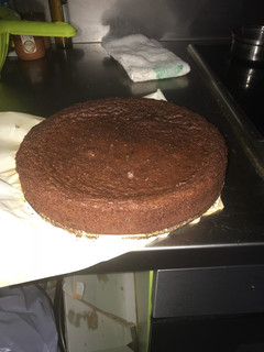 Una foto de Bizcocho de chocolate en polvo sin harina