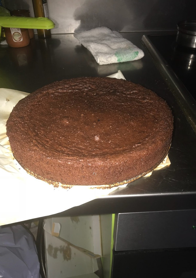 Una foto de Bizcocho de chocolate en polvo sin harina